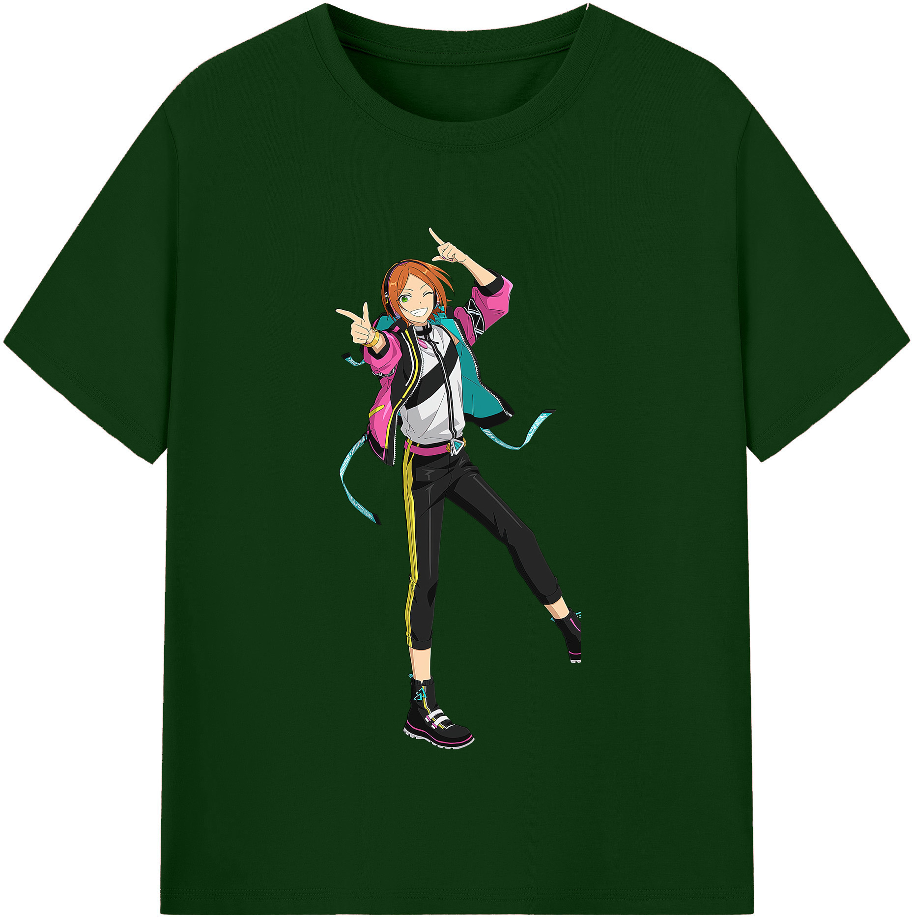 （画像用） あんさんぶるスターズ! Ensemble Stars 綿100％半袖Tシャツ（フロントプリント）